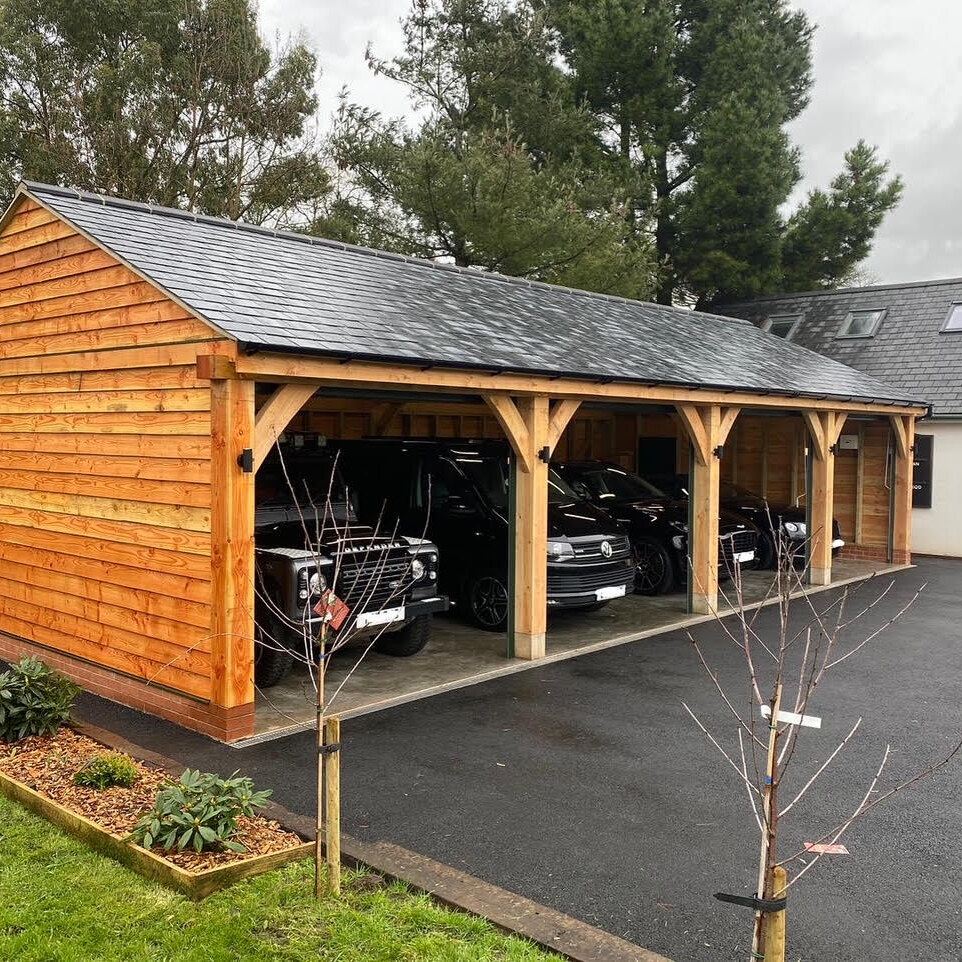 4 bay car port
